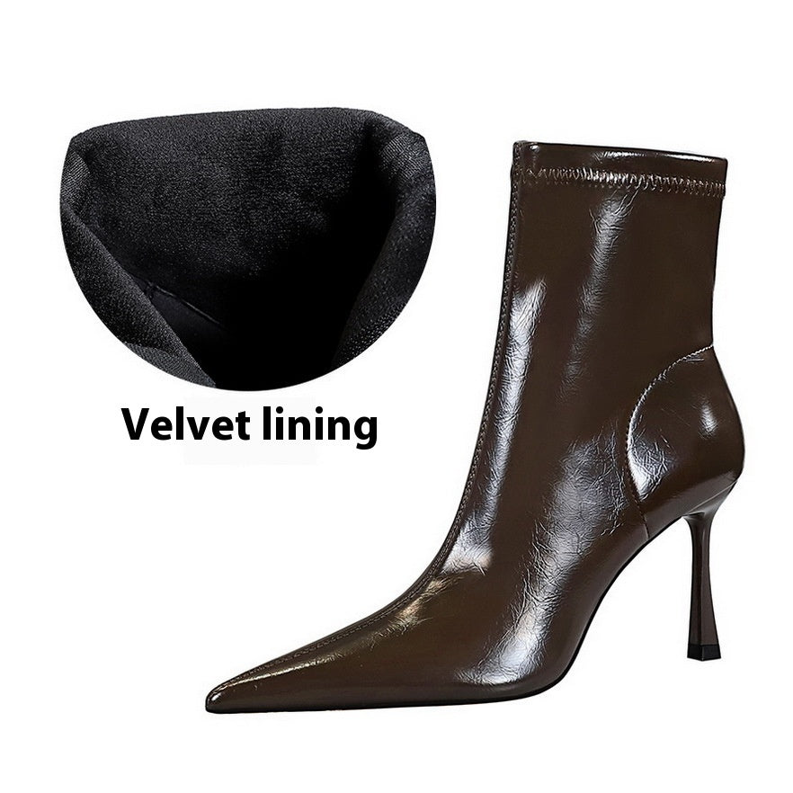 Fashion Banquet Female Boots Short Tube