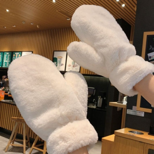 Plush Warm Mittens