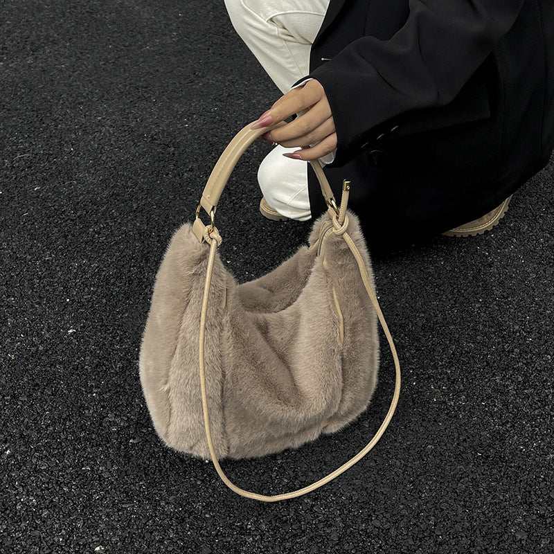 Shoulder Fur Bag