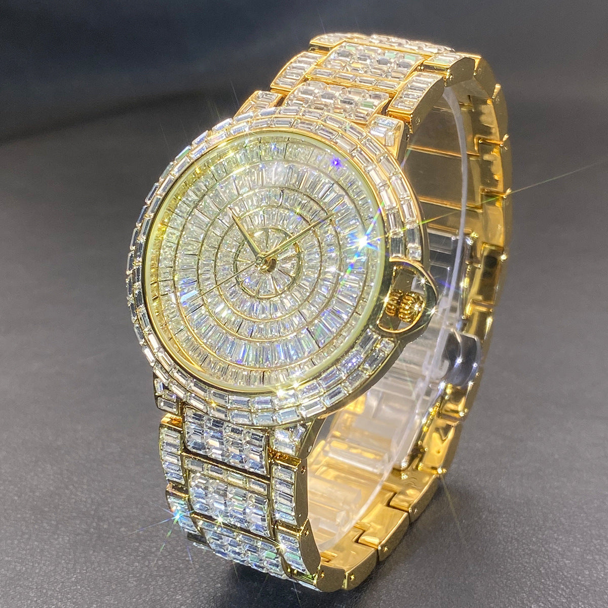 Full Diamond Men's Watch