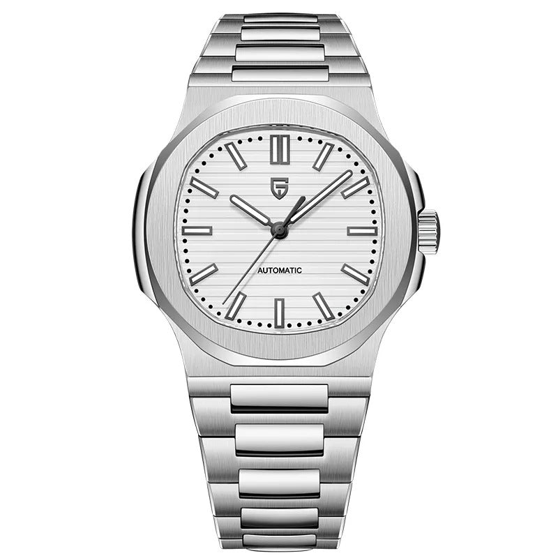 Mechanical Waterproof Barrel-shaped Wristwatch