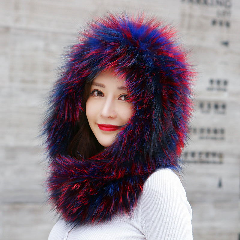 Fox fur scarf
