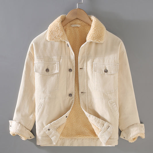 Corduroy Jacket Imitation Lamb