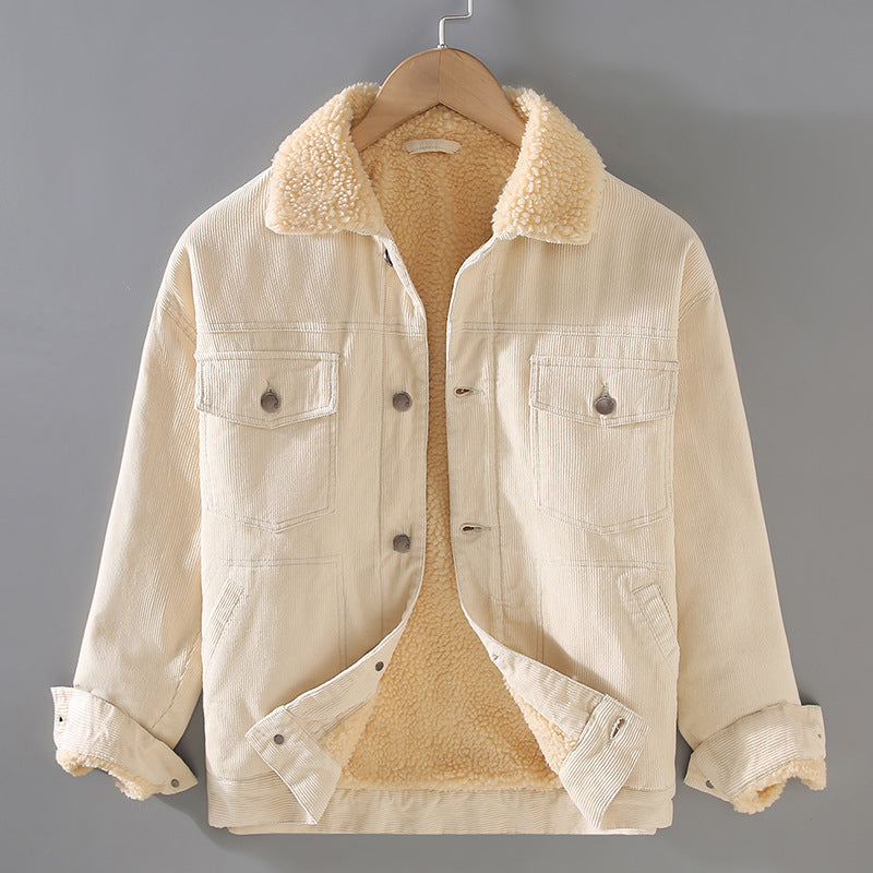 Corduroy Jacket Imitation Lamb