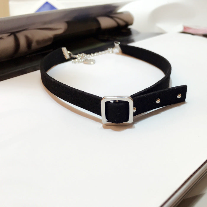 Studded choker necklace