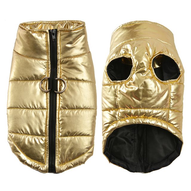 Gold Puffer Jacket