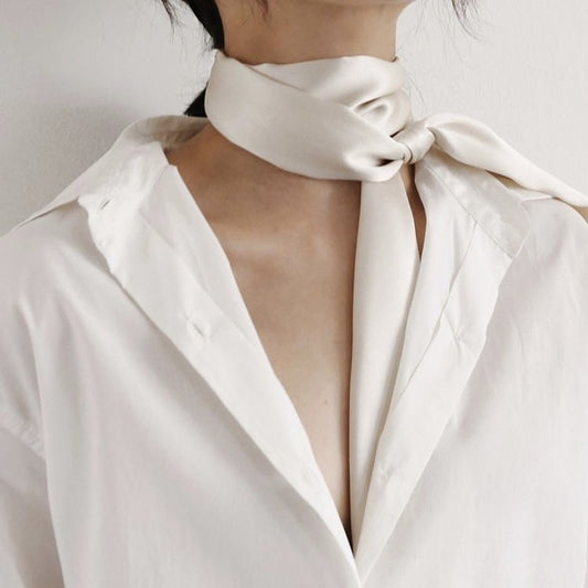 Silk Narrow Scarf