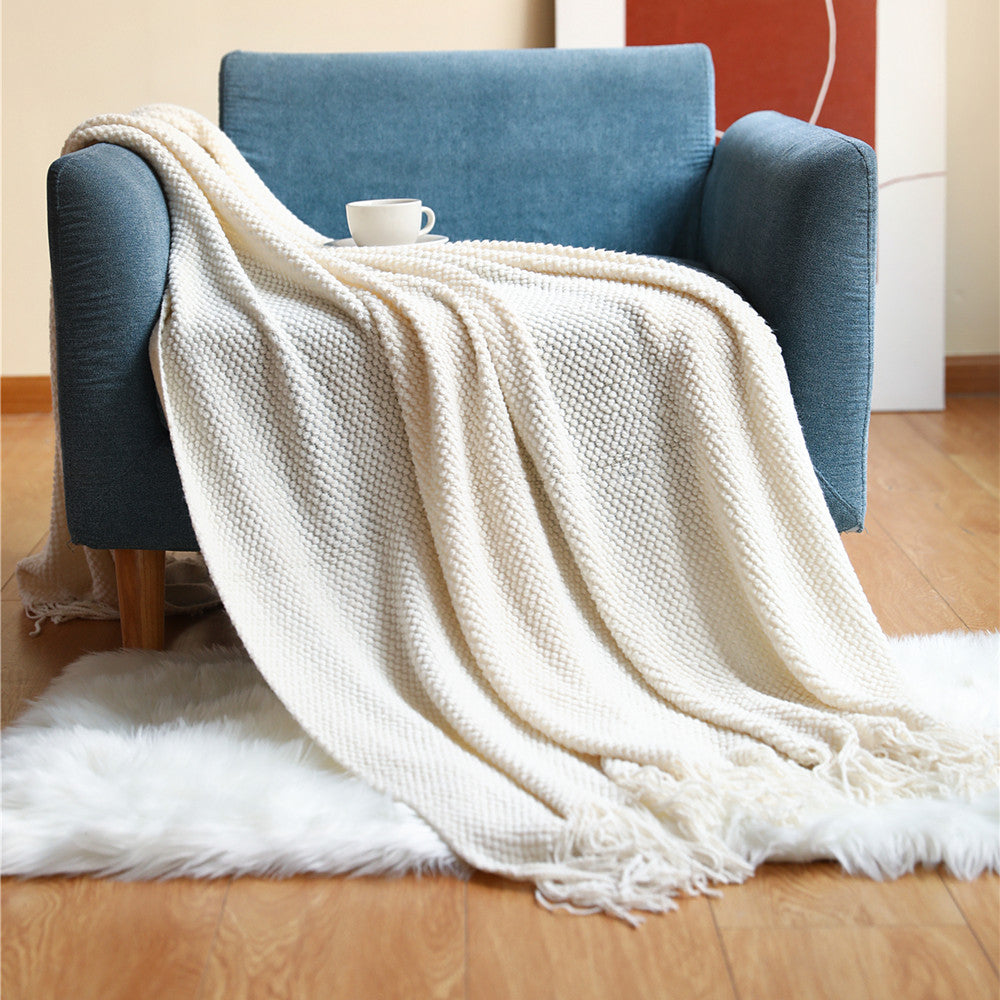 Grid Knit Blankets