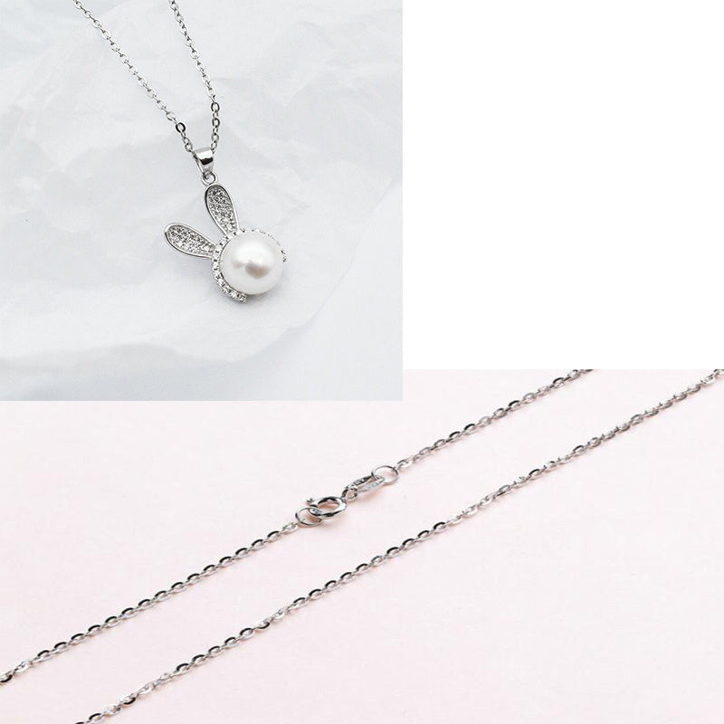 Luxury Pearl Rabbit Necklace