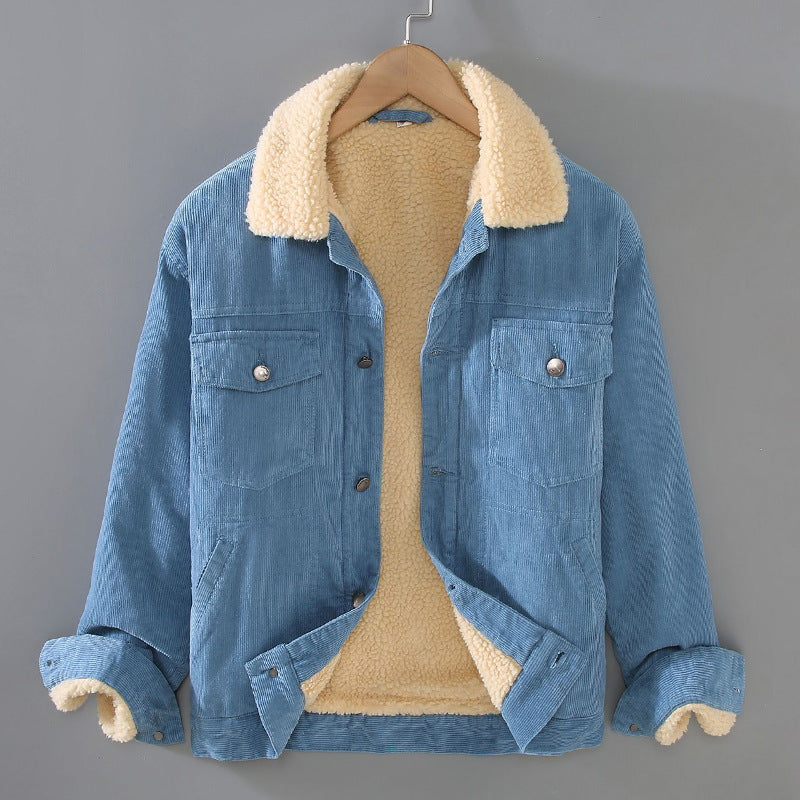 Corduroy Jacket Imitation Lamb