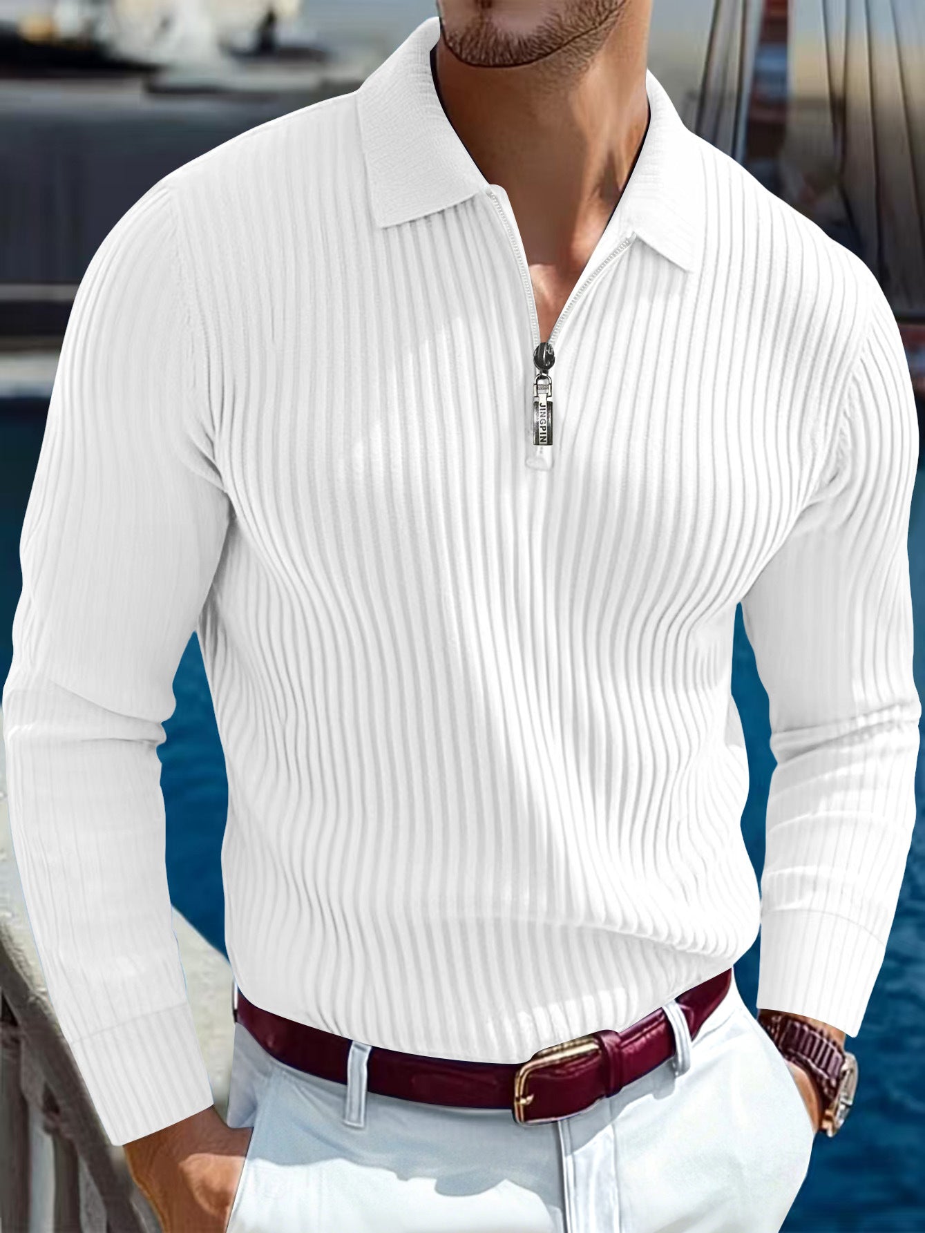 Long-sleeve Polo Shirt