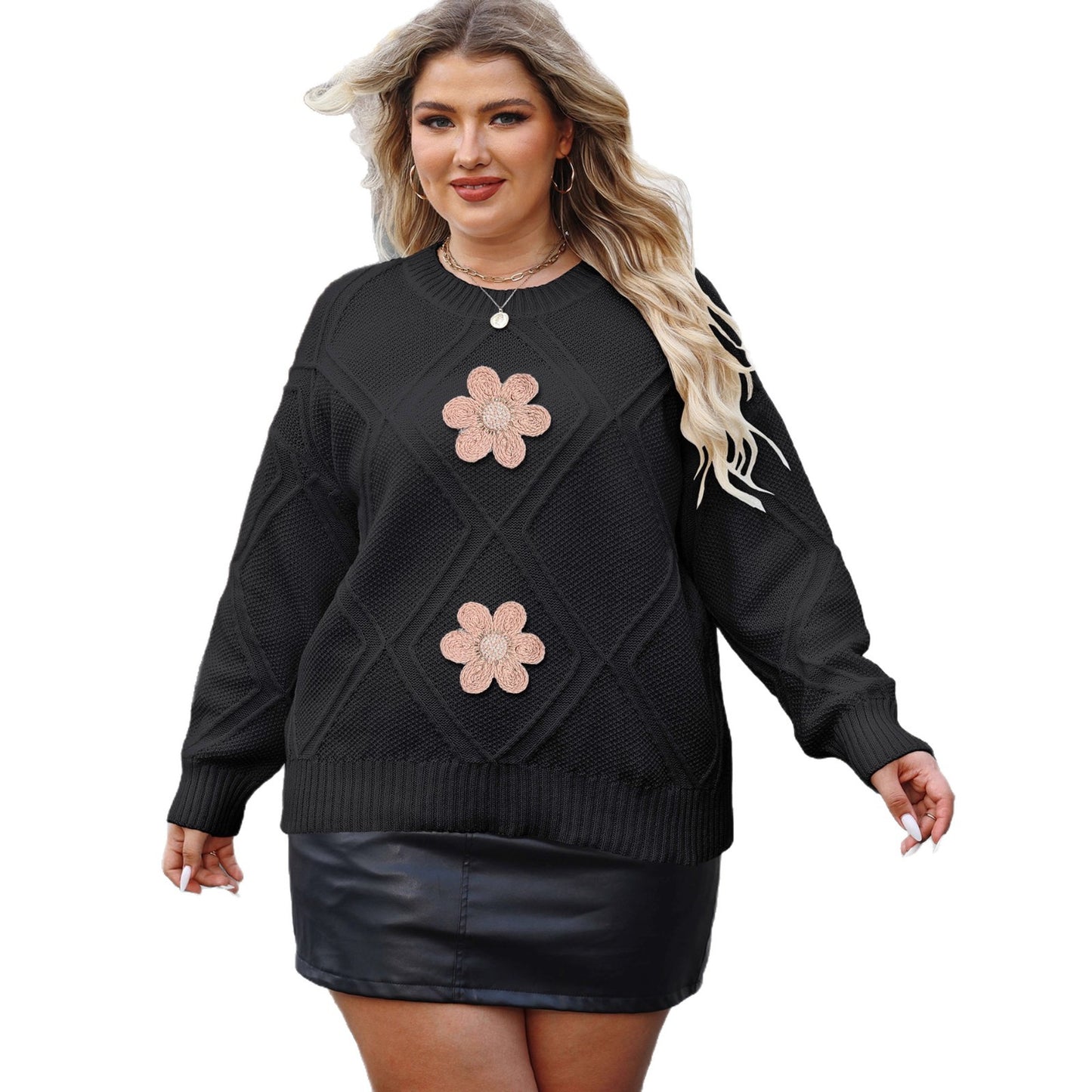 Diamond Flora Sweater