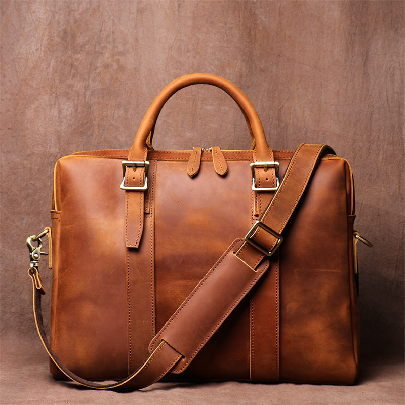 Men's Leather Travel Bag