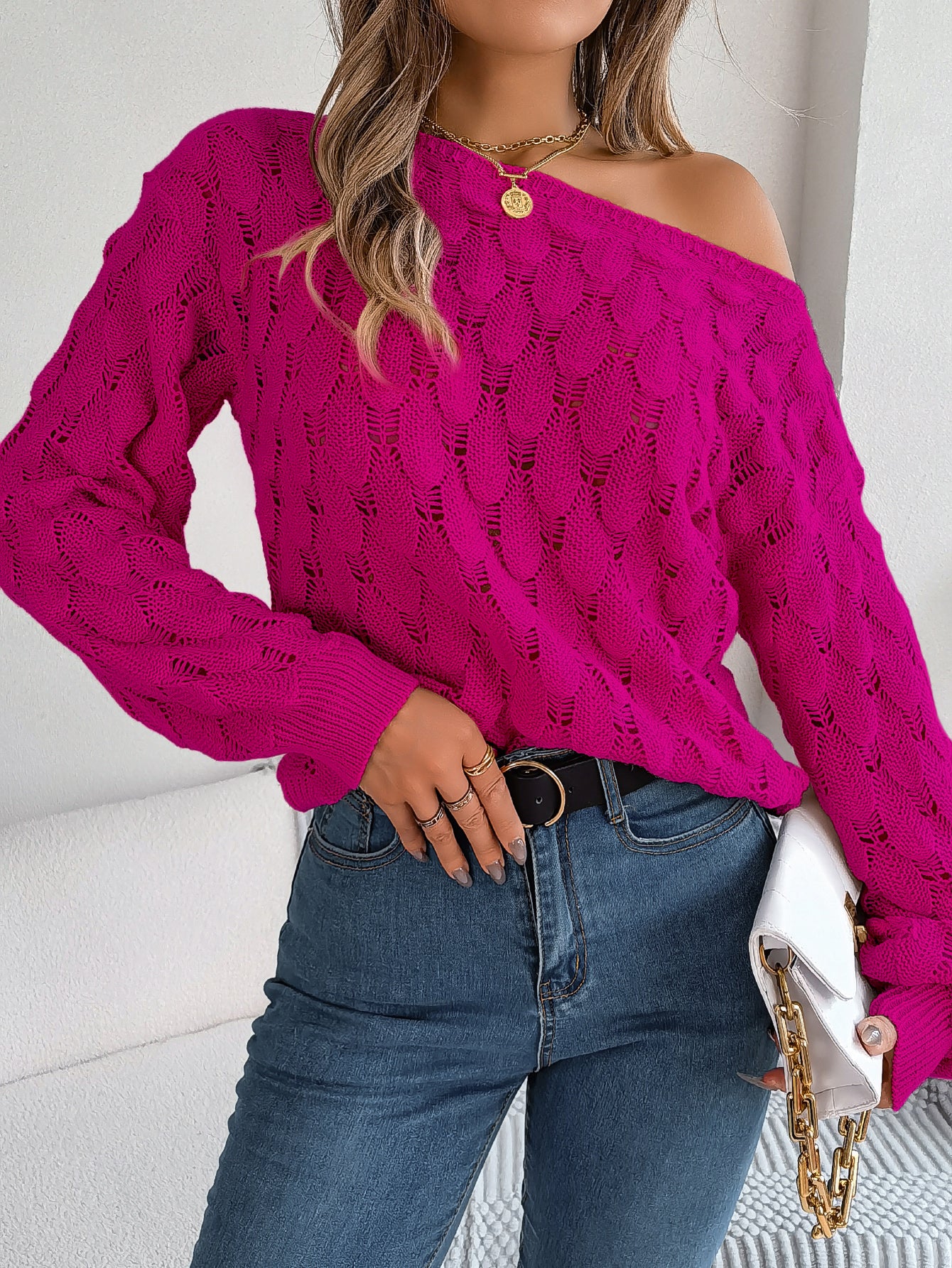 Off-Shoulder Sweater