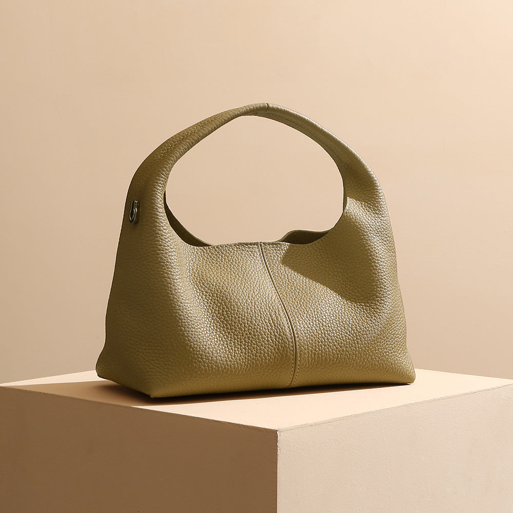 Leather Dumpling Bag