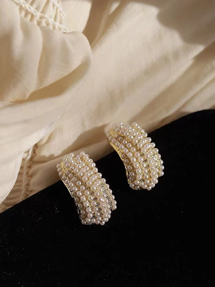 Pearl-studded Earrings