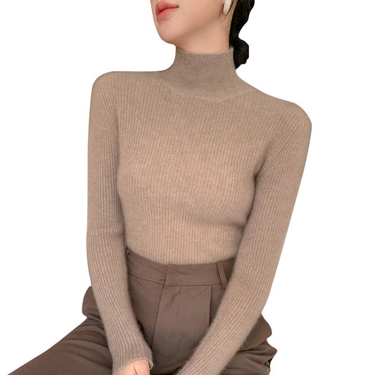 Women's Turtleneck Sweater Figure-flattering And Slimming