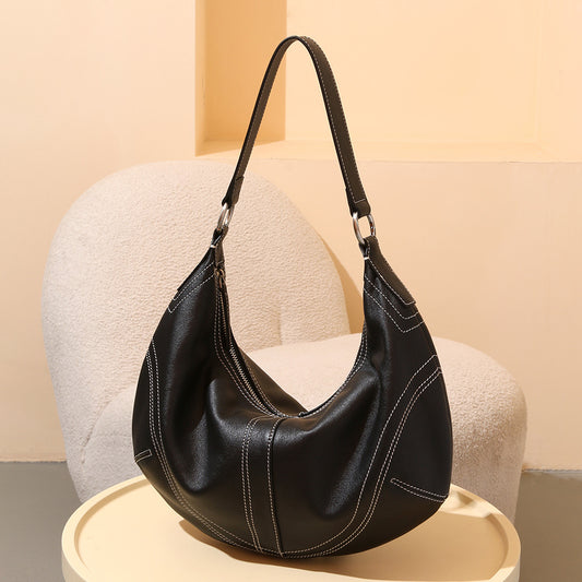 Leather Dumpling Bag