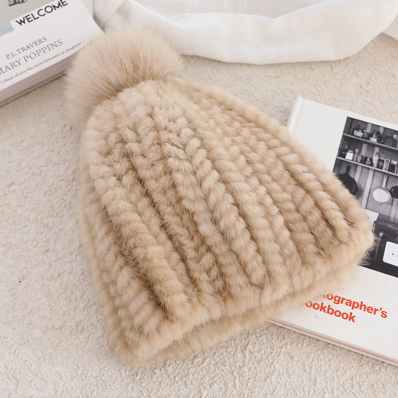 Ladies Mink Fur Hat
