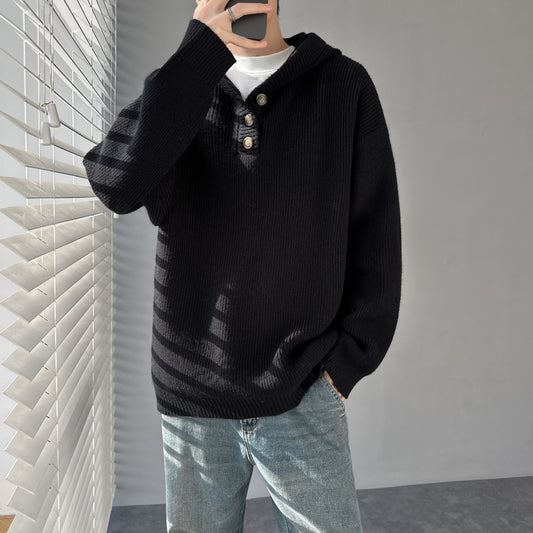 Loose Hooded Knit