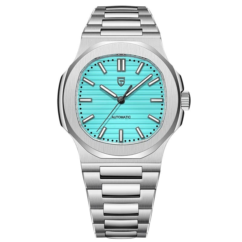 Mechanical Waterproof Barrel-shaped Wristwatch