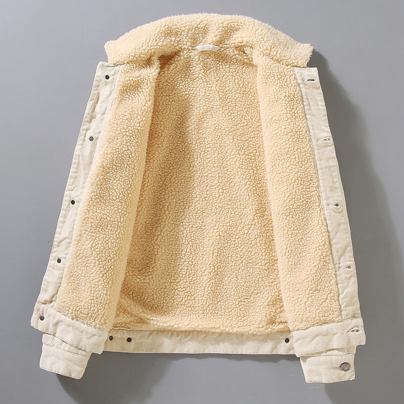 Corduroy Jacket Imitation Lamb