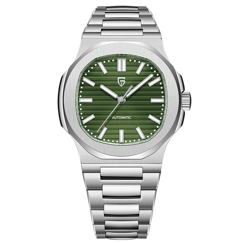 Mechanical Waterproof Barrel-shaped Wristwatch