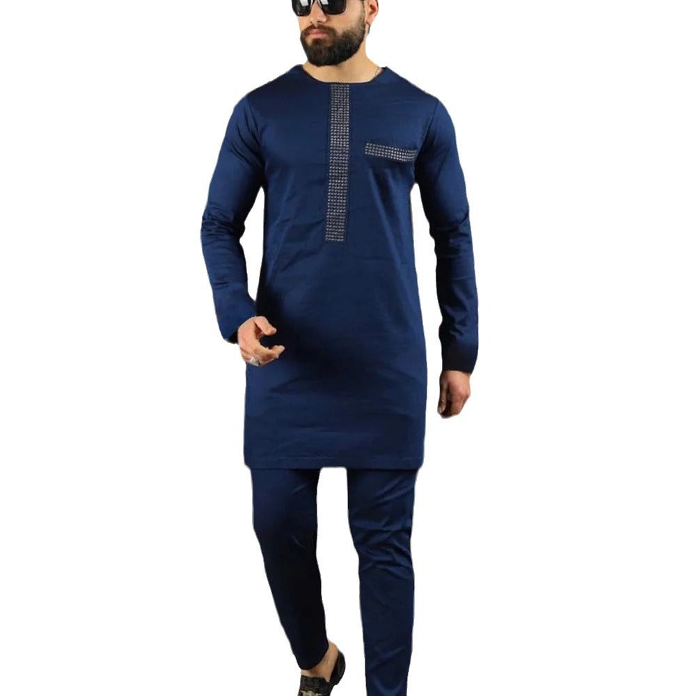Ethnic Style Men's Casual Suit