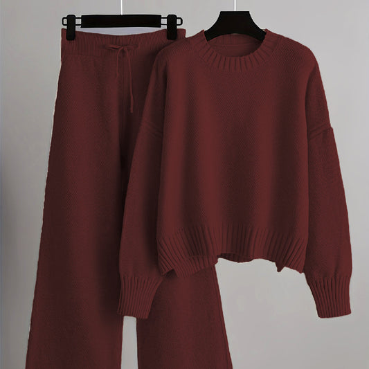 Knit Sweater & Pant Set