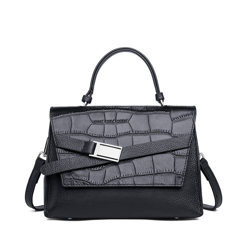 Leather Alligator Handbag
