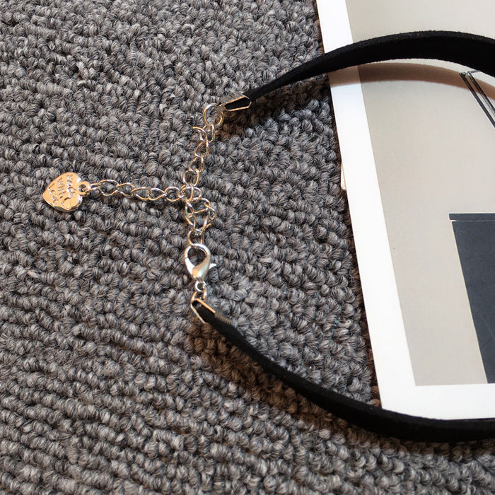 Studded choker necklace