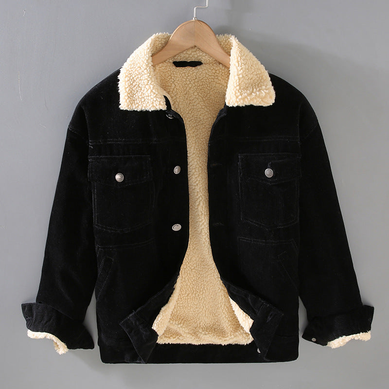 Corduroy Jacket Imitation Lamb