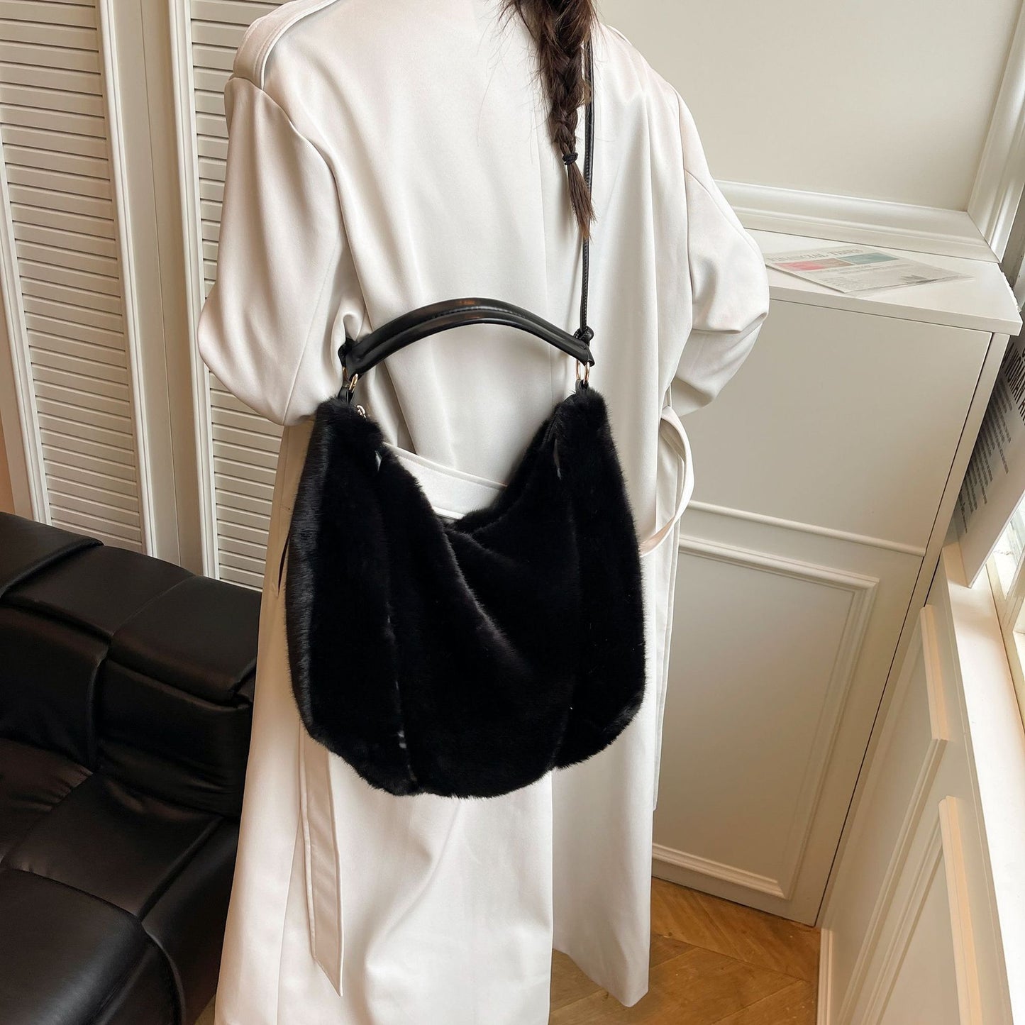 Shoulder Fur Bag