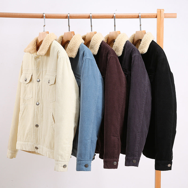 Corduroy Jacket Imitation Lamb