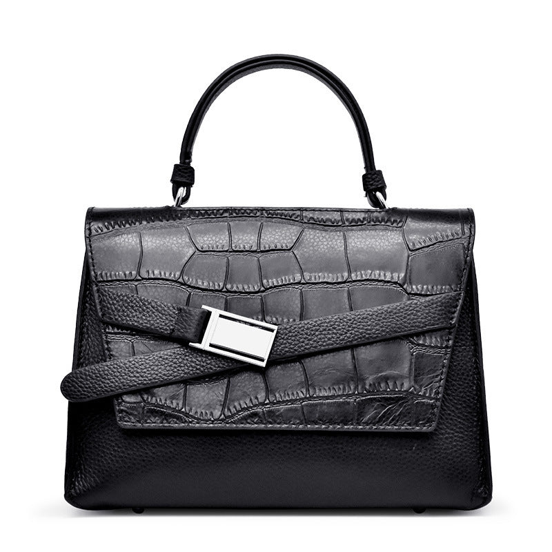 Leather Alligator Handbag