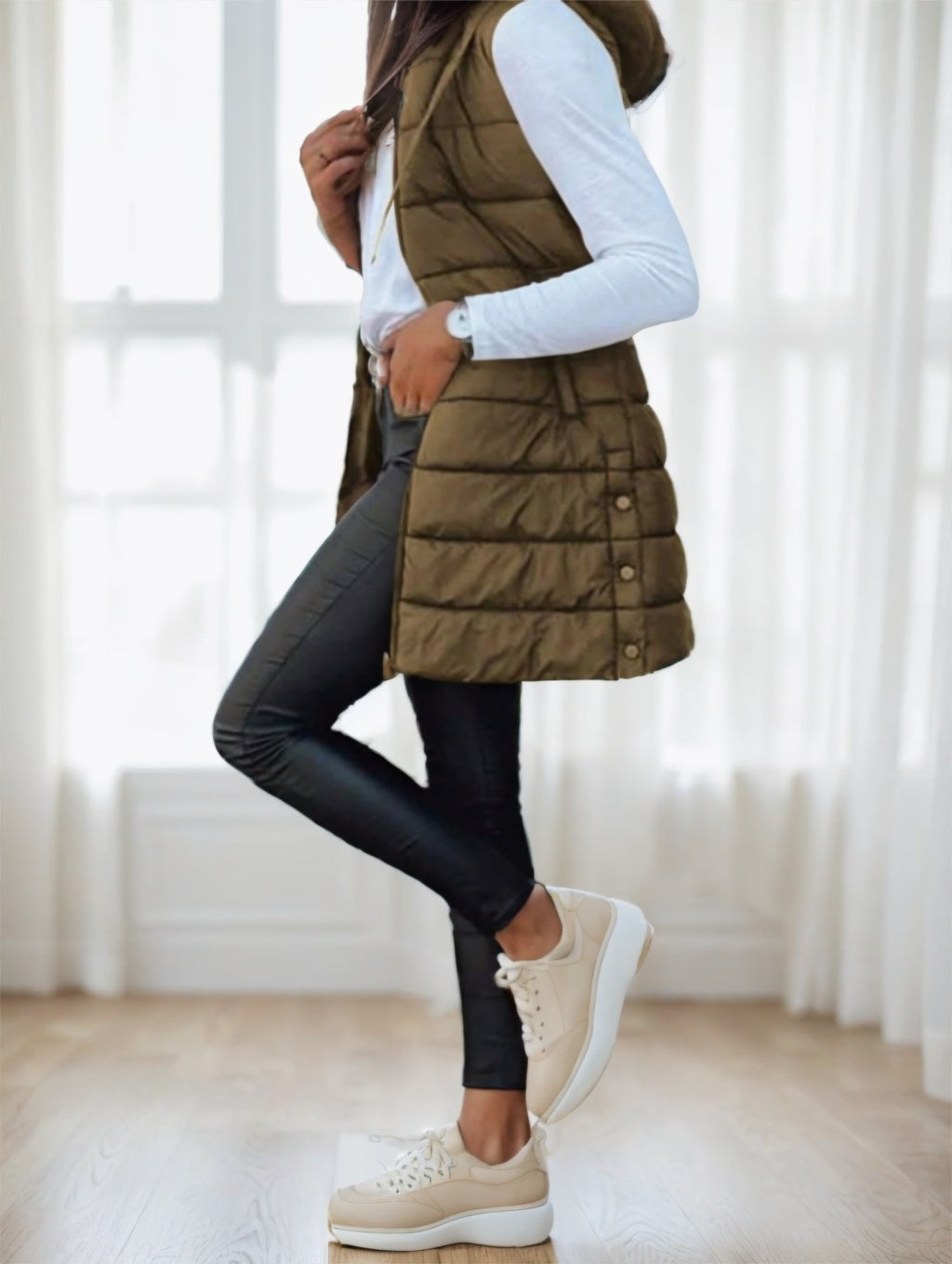 Hood Puffer Vest