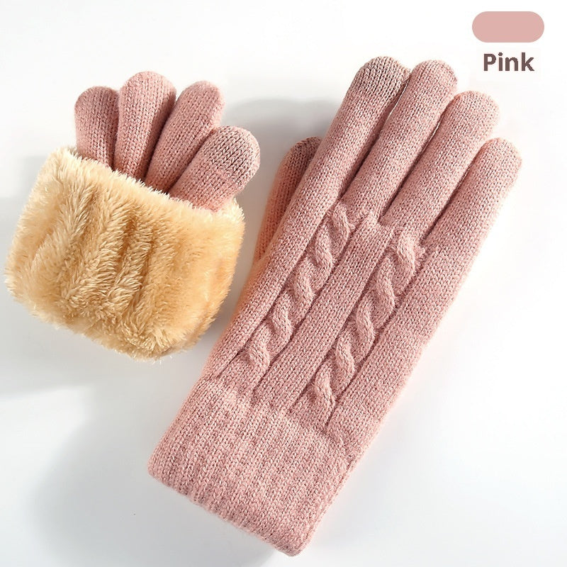 Double-layer Knit Gloves