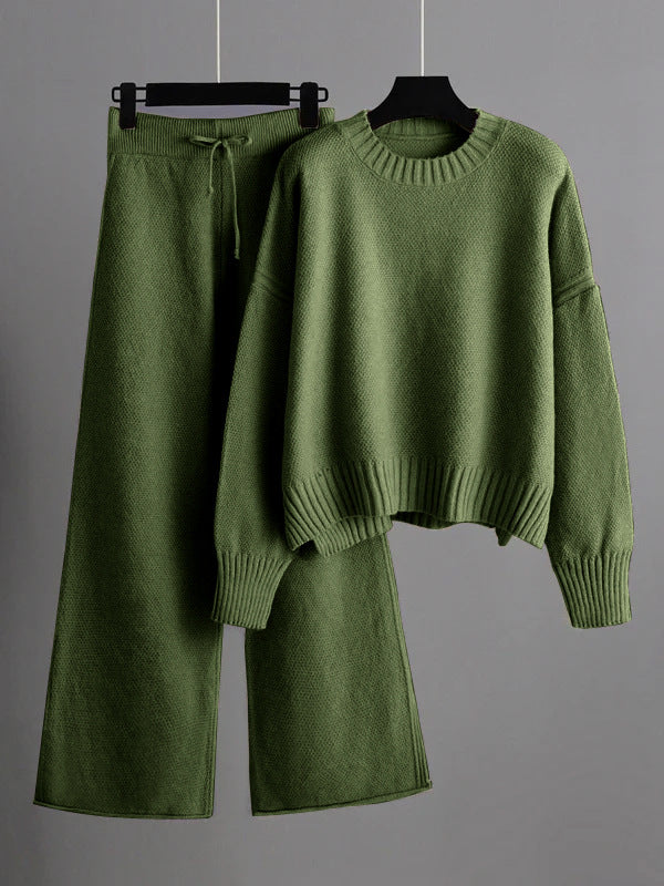 Knit Sweater & Pant Set