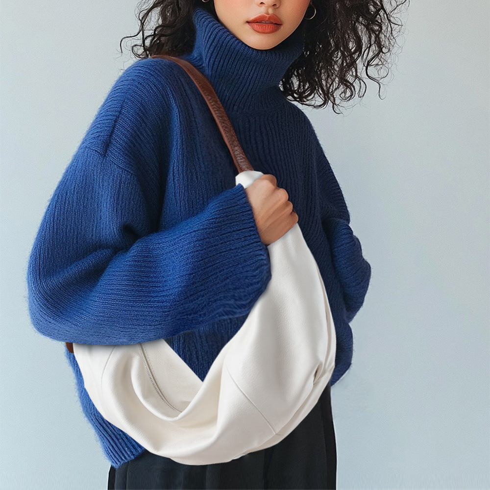 Leather Dumpling Bag