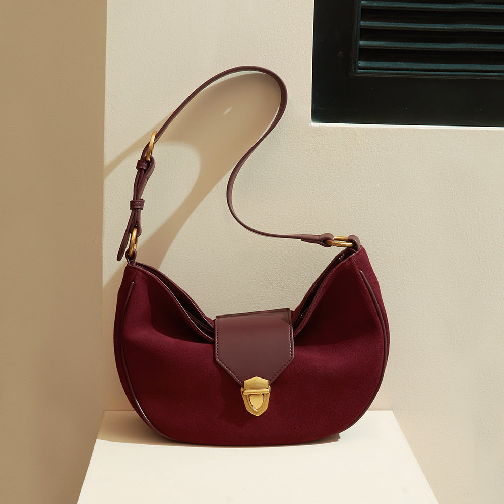 Leather Dumpling Bag