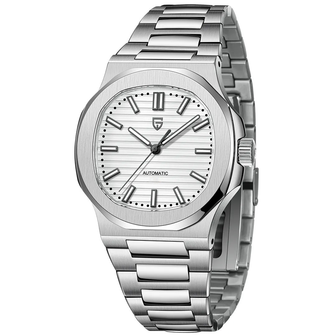 Mechanical Waterproof Barrel-shaped Wristwatch