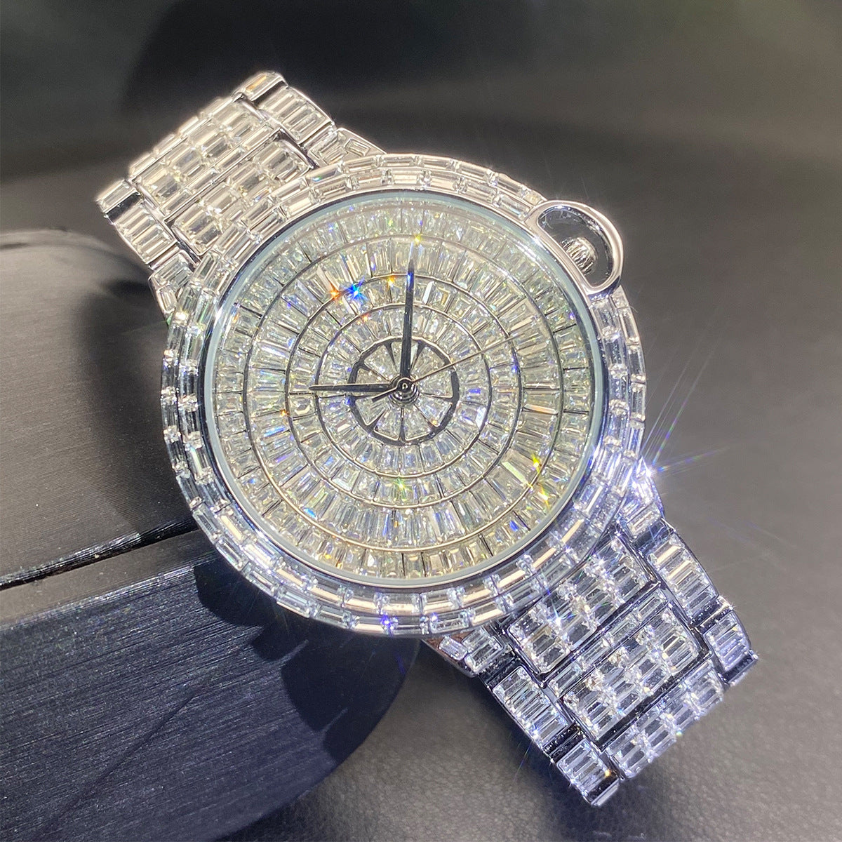 Full Diamond Men's Watch
