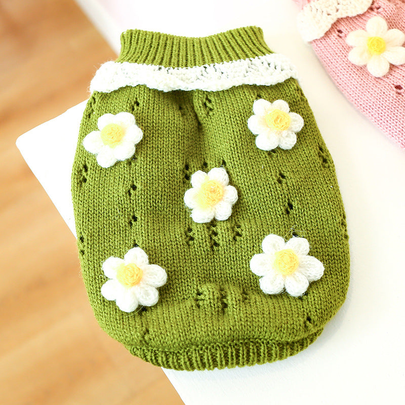 Comfortable Flower Sweater