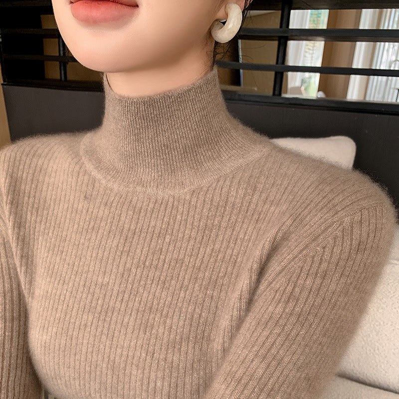 Women's Turtleneck Sweater Figure-flattering And Slimming