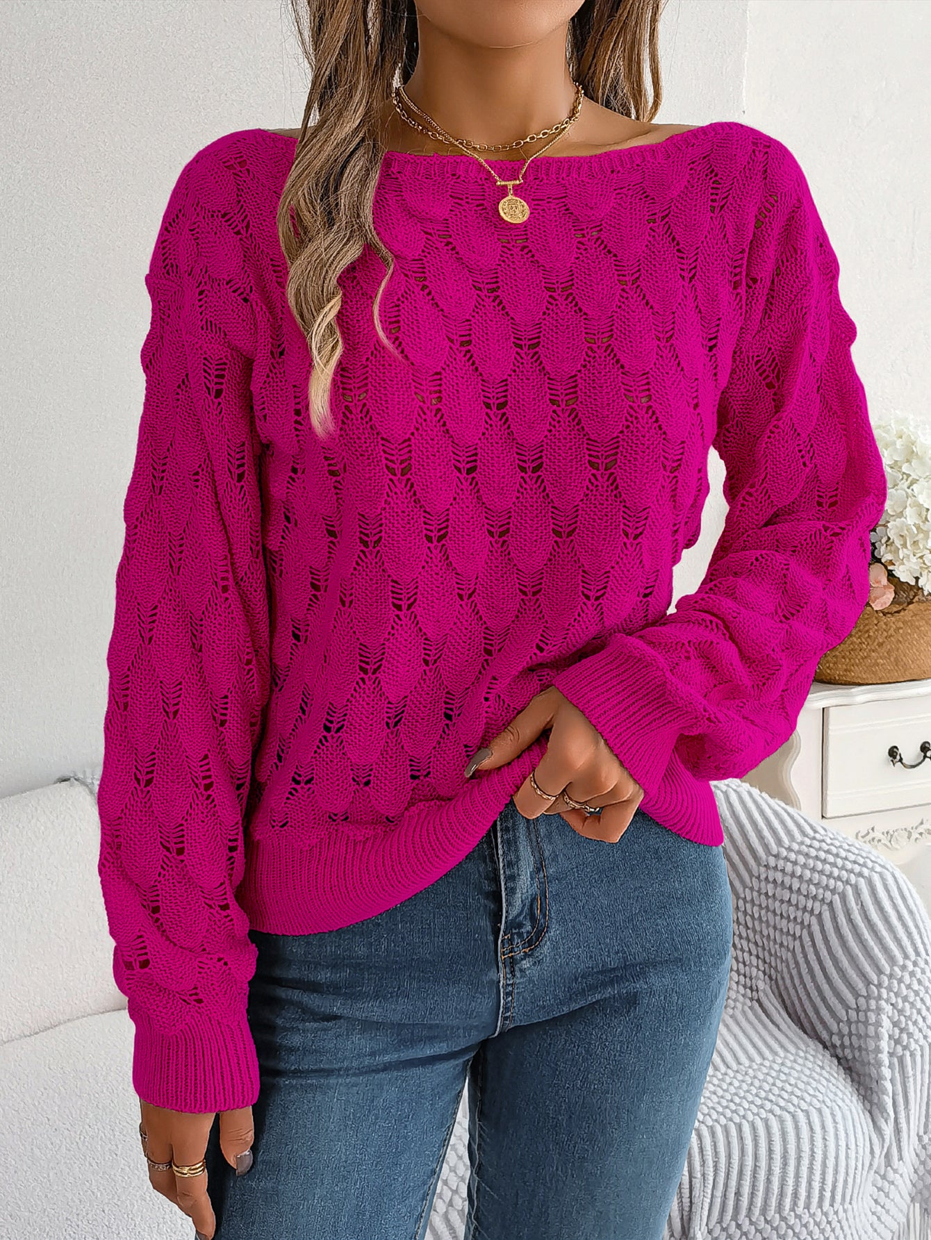 Off-Shoulder Sweater