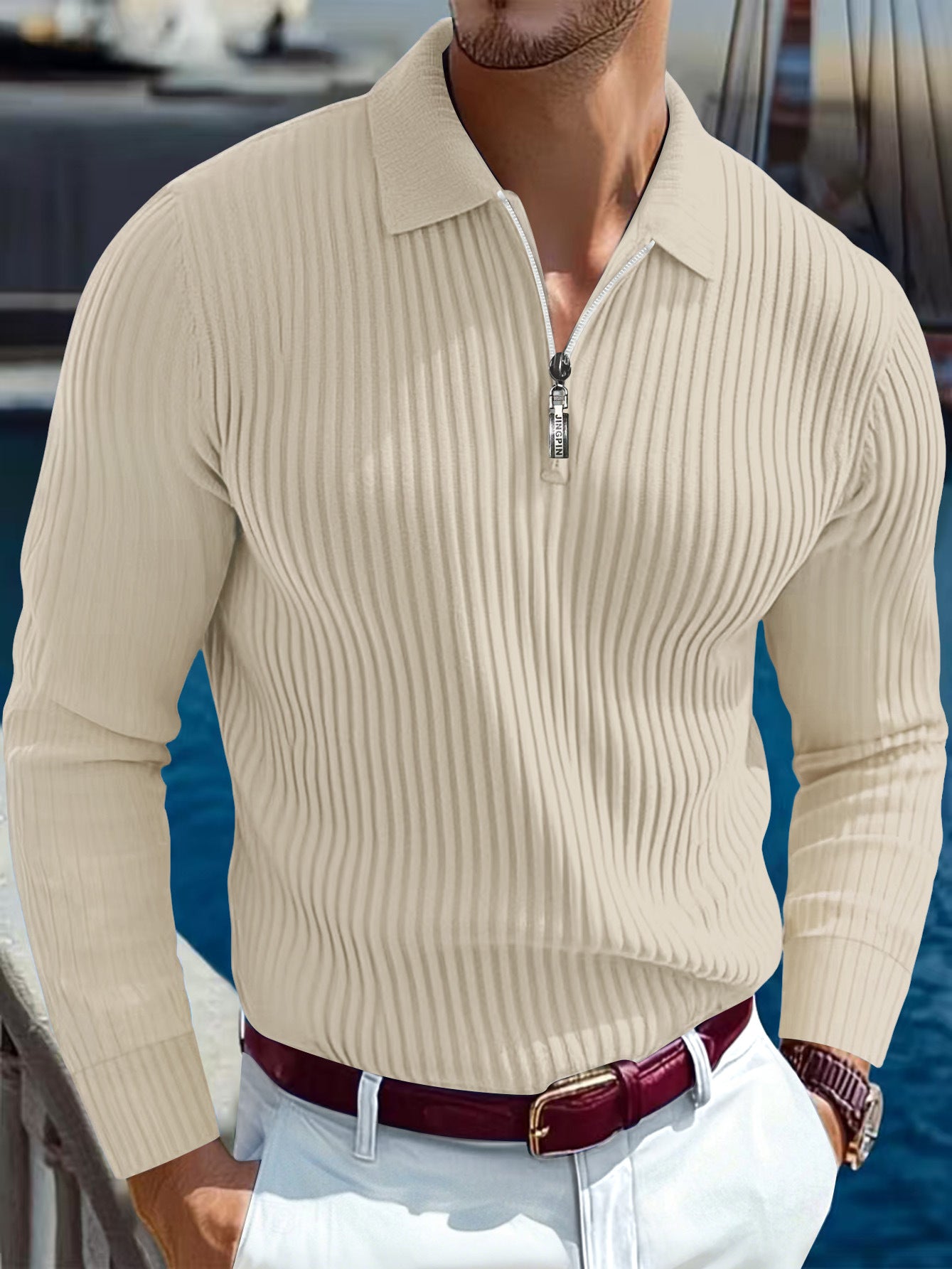 Long-sleeve Polo Shirt
