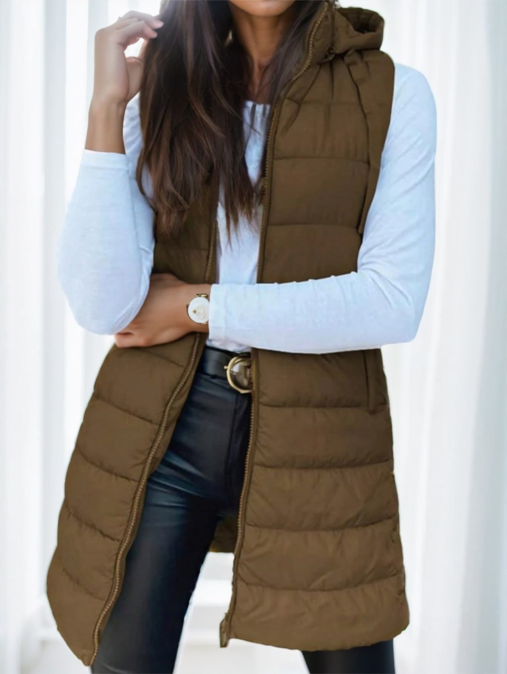 Hood Puffer Vest