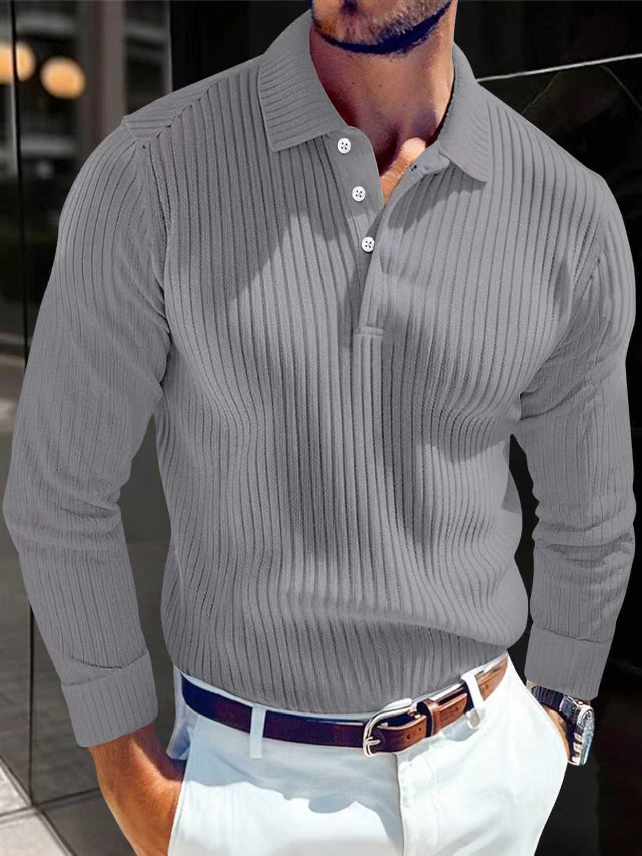 Long-sleeve Polo Shirt