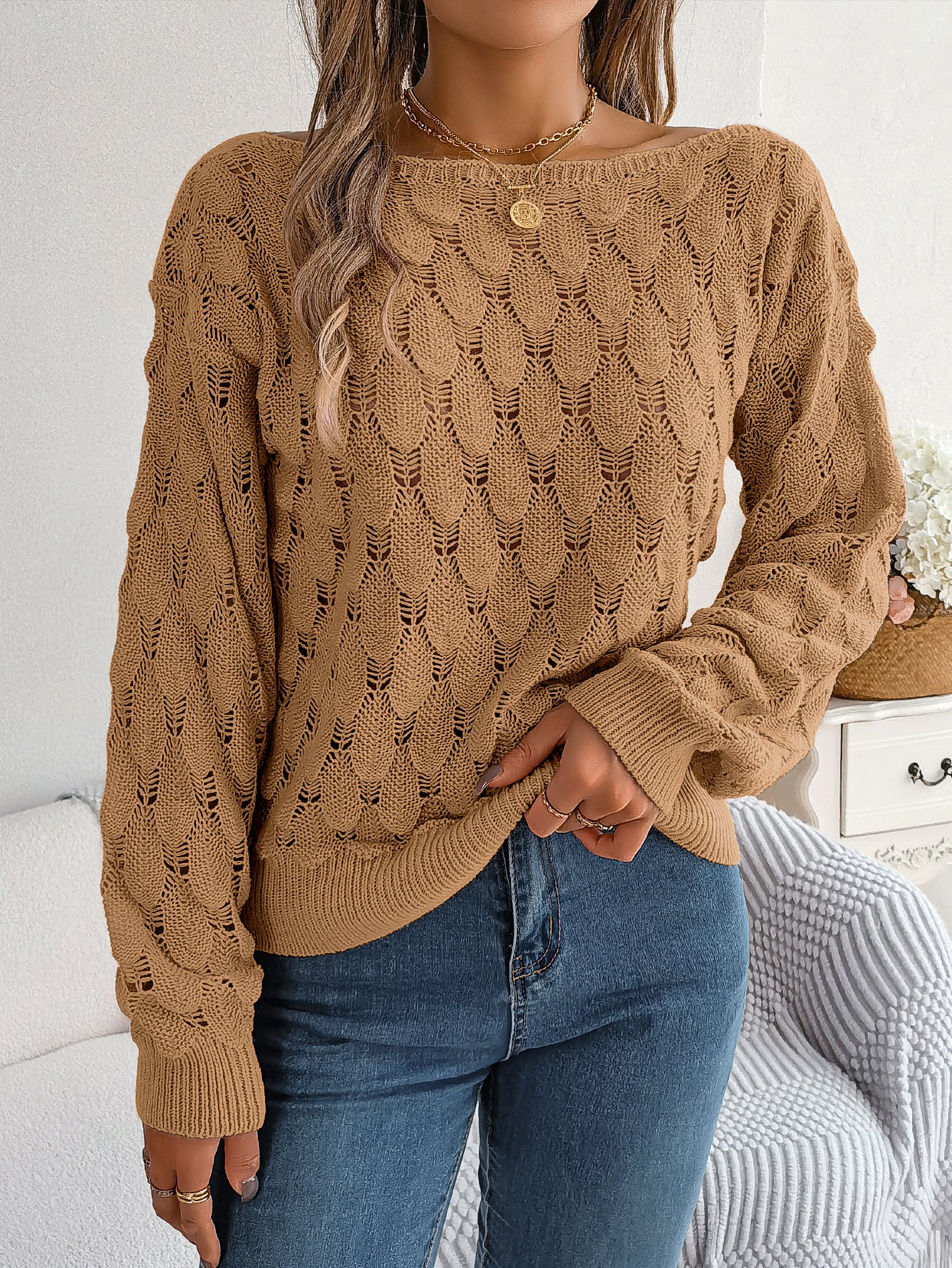 Off-Shoulder Sweater