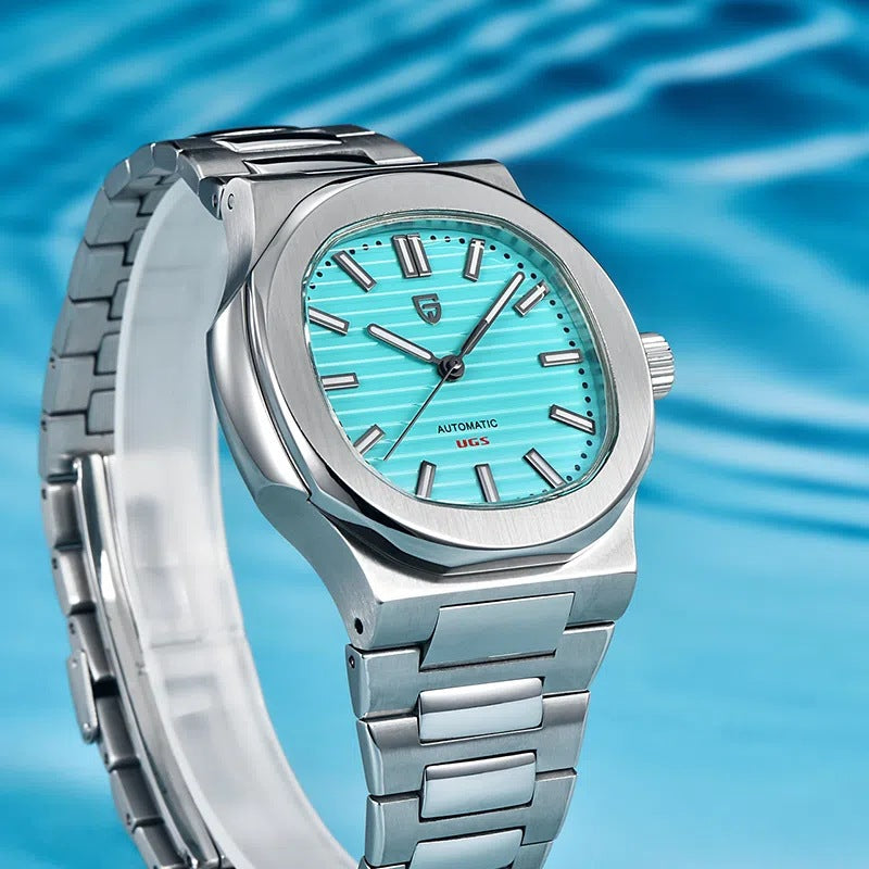 Mechanical Waterproof Barrel-shaped Wristwatch